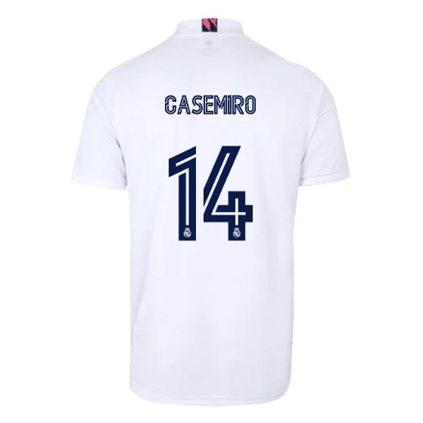 Camiseta Real Madrid 1ª NO.14 Casemiro 2020-2021 Blanco